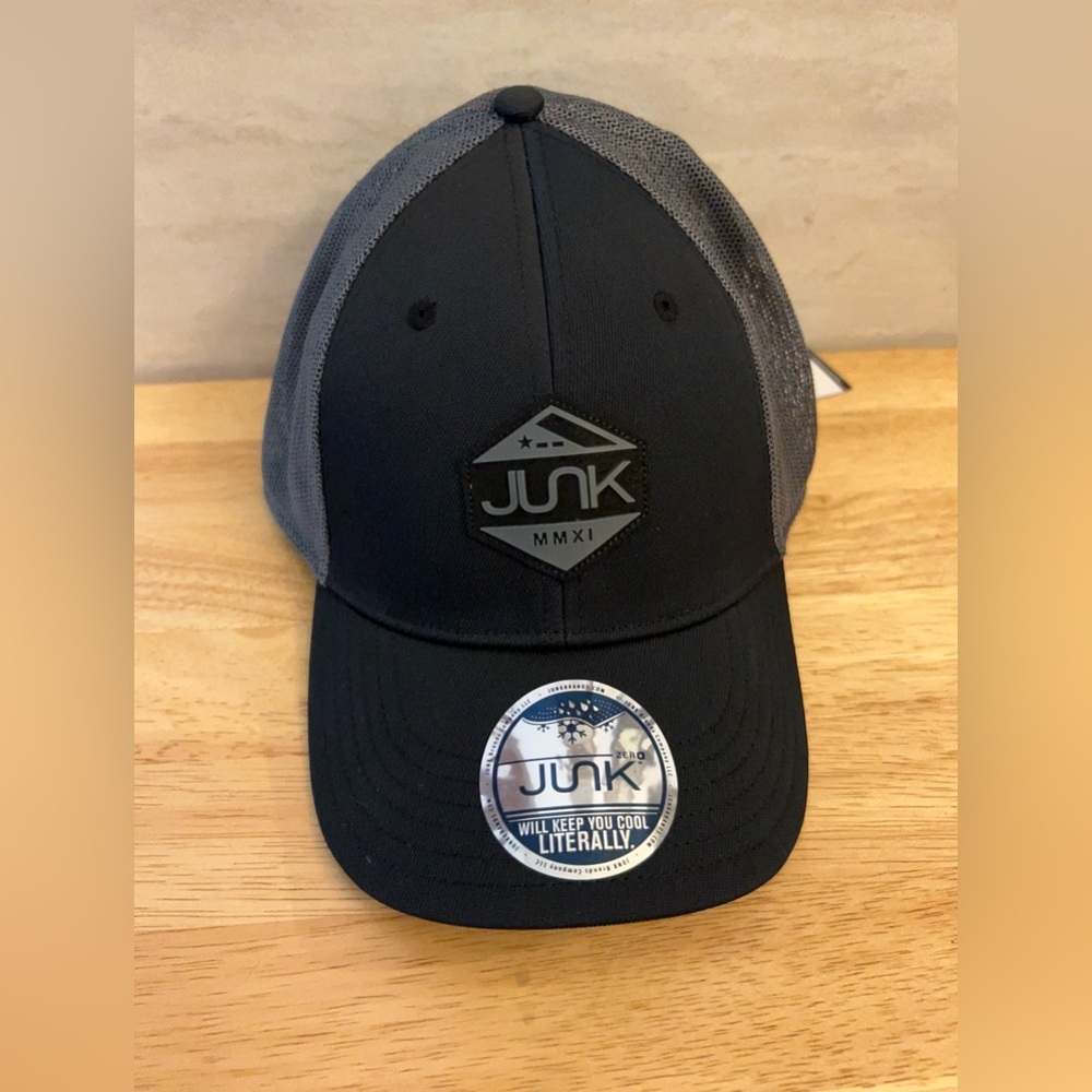 NWT- Junk Brand Trucker Hat Black and Gray